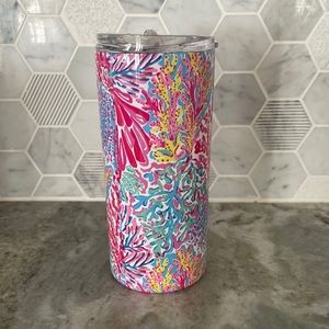 Lilly Pulitzer slim tumbler Splashdance